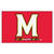 59.5" x 94.5" Red and White NCAA University of Maryland Terps Ulti-Mat Outdoor Area Rug - IMAGE 1