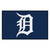 59.5" x 94.5" Blue and White MLB Detroit Tigers Mat Rectangular Area Rug - IMAGE 1