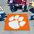 59.5" x 71" Orange and White NCAA Clemson University Tigers Tailgater Rectangular Outdoor Mat - IMAGE 2