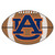 20.5" x 32.5" Brown and Blue Contemporary NCAA Auburn University Tigers Football Area Rug - IMAGE 1