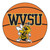 27" Orange and White NCAA West Virginia State University Yellow Jackets Basketball Mat - IMAGE 1