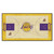 24" x 44" Yellow NBA Los Angeles Lakers Court Rug Runner - IMAGE 1