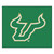 59.5" x 71" Green and White NCAA University of South Florida Bulls Tailgater Mat - IMAGE 1