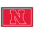 3.6' x 5.9' Red NCAA University of Nebraska Blackshirts Cornhuskers Plush Area Rug - IMAGE 1