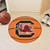 27" Orange and Red NCAA University of South Carolina Gamecocks Basketball Round Area Rug - IMAGE 2