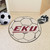 27" Gray NCAA Eastern Kentucky University Colonels and Lady Colonels Soccer Ball Mat - IMAGE 2