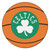 27" Orange and Green NBA Boston Celtics Basketball Round Doormat - IMAGE 1