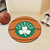 27" Orange and Green NBA Boston Celtics Basketball Round Doormat - IMAGE 2