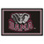 4.9' x 7.3' Black and Red NCAA University of Alabama Crimson Tide Rectangular Plush Area Rug - IMAGE 1