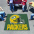 59.5" x 71" Yellow and White NFL Green Bay Packers Rectangular Tailgater Mat - IMAGE 2