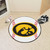 27" Black and White NCAA University of Iowa Hawkeyes Mat - IMAGE 2