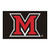 5' x 8' Red and Black NCAA Miami University OH Redhawks Ulti-Mat Rectangular Area Rug - IMAGE 1