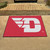 33.75" x 42.5" Red and White NCAA University of Dayton Flyers All Star Mat Area Rug - IMAGE 2