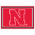 4.9' x 7.3' Red NCAA University of Nebraska Blackshirts Cornhuskers Ultra Plush Area Rug - IMAGE 1