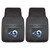 Set of 2 Black and Blue NFL Los Angeles Rams Car Mats 17" x 27" - IMAGE 1
