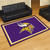 4.9' x 7.3' Purple and Yellow NFL Minnesota Vikings Ultra Plush Rectangular Area Rug - IMAGE 2