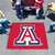 59.5" x 71" Red NCAA University of Arizona Wildcats Rectangular Tailgater Mat Outdoor Area Rug - IMAGE 2