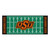 2.5' x 6' Green and Orange NCAA Oklahoma State University Cowboys Football Field Area Rug Runner - IMAGE 1