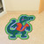 30" x 31" Green and Orange NCAA University of Florida Gators Mascot Logo Shaped Door Mat - IMAGE 2