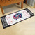 30" x 72" White and Red NHL Columbus Blue Jackets Rink Non-Skid Mat Area Rug Runner - IMAGE 2
