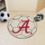 27" Gray and White NCAA University of Alabama Crimson Tide Soccer Ball Door Mat - IMAGE 2