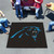 59.5" x 71" Black and Blue NFL Carolina Panthers Tailgater Mat Rectangular Outdoor Area Rug - IMAGE 2