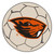 27" Gray and Orange NCAA Oregon State University Beavers Soccer Ball Mat - IMAGE 1
