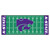 2.5' x 6' Green and Blue NCAA Kansas State University Wildcats Football Field Area Rug Runner - IMAGE 1