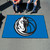 4.9' x 7.8' Blue and White NBA Dallas Mavericks Rectangular Area Rug - IMAGE 2