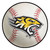 27" White and Yellow NCAA Towson University Tigers Baseball Mat - IMAGE 1