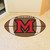 20.5" x 32.5" Brown and Red NCAA Miami University Redhawks Football Mat - IMAGE 2