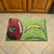 Red and Gold NFL Los Angeles Chargers Shoe Scraper Doormat 19" x 30" - IMAGE 2