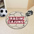 27" Black and Red NCAA University of Louisiana-Lafayette Ragin' Cajuns Soccer Ball Mat Area Rug - IMAGE 2