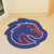 30" x 33.25" Blue and Orange NCAA Boise State University Broncos Mascot Logo Shaped Door Mat - IMAGE 2