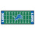 30" x 72" Green and Blue NFL Detroit Lions Football Field Area Rug Runner - IMAGE 1