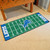 30" x 72" Green and Blue NFL Detroit Lions Football Field Area Rug Runner - IMAGE 2