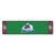 18" x 72" Green and Brown NHL Colorado Avalanche Putting Mat Golf Accessory - IMAGE 1