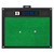 20" x 17" Black and Green NCAA Duke University Blue Devils Golf Hitting Mat - IMAGE 1