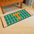 2.5' x 6' Green and Orange NCAA University of Tennessee Volunteers Football Field Area Rug Runner - IMAGE 2