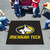 59.5" x 71" Black and Yellow NCAA Michigan Tech University Huskies Rectangular Outdoor Area Rug - IMAGE 2