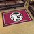 3.6' x 5.9' Purple and White Contemporary NCAA Cal State Chico Wildcats Rectangular Area Rug - IMAGE 2