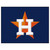 33.75" x 42.5" Blue and Orange MLB Houston Astros Rectangular All-Star Mat Outdoor Area Rug - IMAGE 1