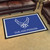 3.6' x 5.9' Blue and White U.S. Air Force Plush Area Rug - IMAGE 2