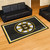 5' x 8' Black and Yellow NHL Boston Bruins Plush Non-Skid Area Rug - IMAGE 2