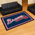 4.9' x 7.3' Red and Black MLB Atlanta Braves Plush Area Rug - IMAGE 2