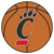 27" NCAA University of Cincinnati Bearcats Basketball Shaped Door Mat - IMAGE 1