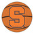 27" Orange and Black NCAA Syracuse University Orange Mat - IMAGE 1