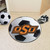 27" White and Black NCAA Oklahoma State University Cowboys Soccer Ball Mat - IMAGE 2
