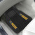 Set of 2 Black and Yellow NBA Indiana Pacers Deluxe Front Car Mats 21" x 27" - IMAGE 2