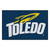 19" x 30" Blue and White NCAA University of Toledo Rockets Starter Mat Rectangular Area Rug - IMAGE 1